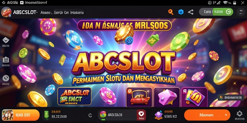 Tangkapan layar gameplay ABCSLOT yang menampilkan putaran slot yang seru.