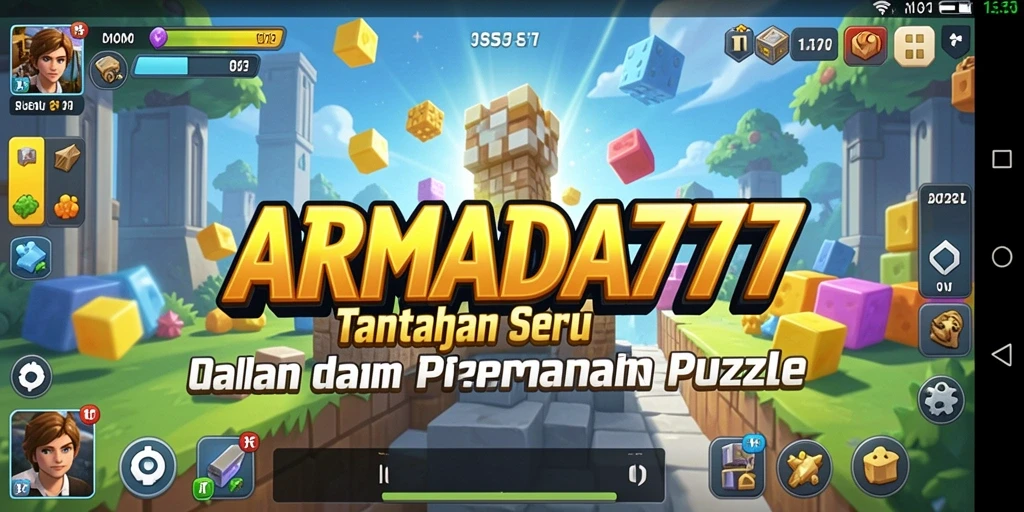 Tampilan gameplay <strong>ARMADA777</strong> yang penuh warna dan seru.