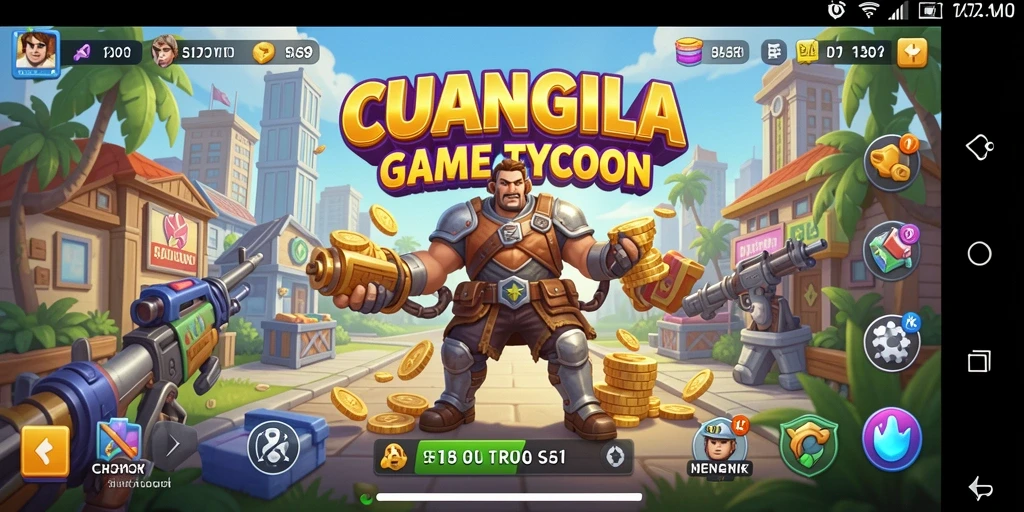 Tampilan gameplay menarik dari <strong>CUANGILA</strong> saat mengelola bisnis.