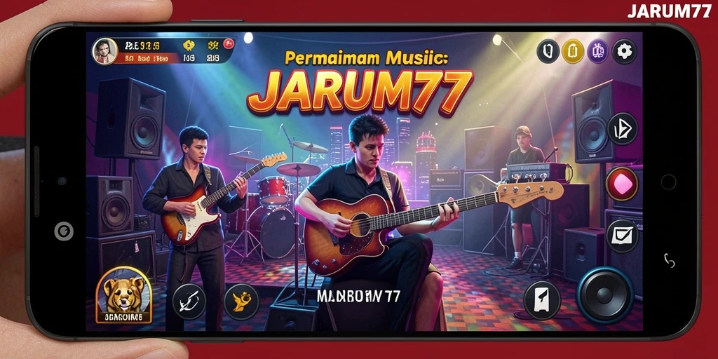 Tampilan gameplay <strong>JARUM77</strong> yang penuh energi dan interaksi.