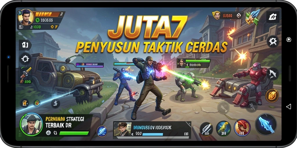 Tampilan menarik yang menggambarkan pertempuran strategi di JUTA7.