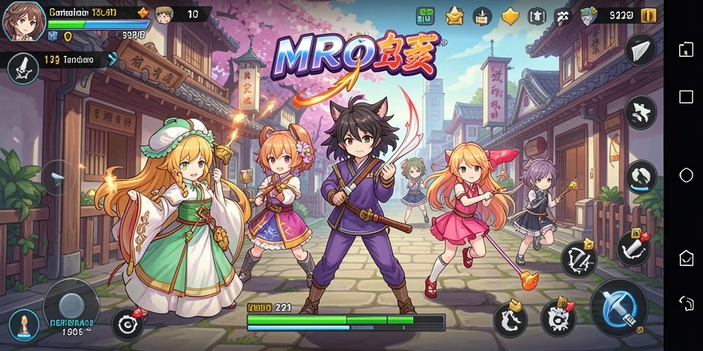 Screenshot MPOID menampilkan aksi seru dalam permainan Anime.