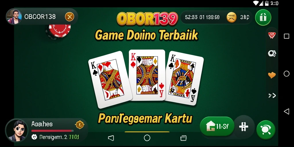 Tangkapan layar gameplay OBOR138 menampilkan aksi permainan Domino yang mendebarkan.