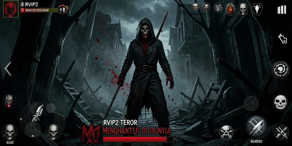 Tampilan gameplay seram dari RVIP2 yang memukau dan menakutkan.
