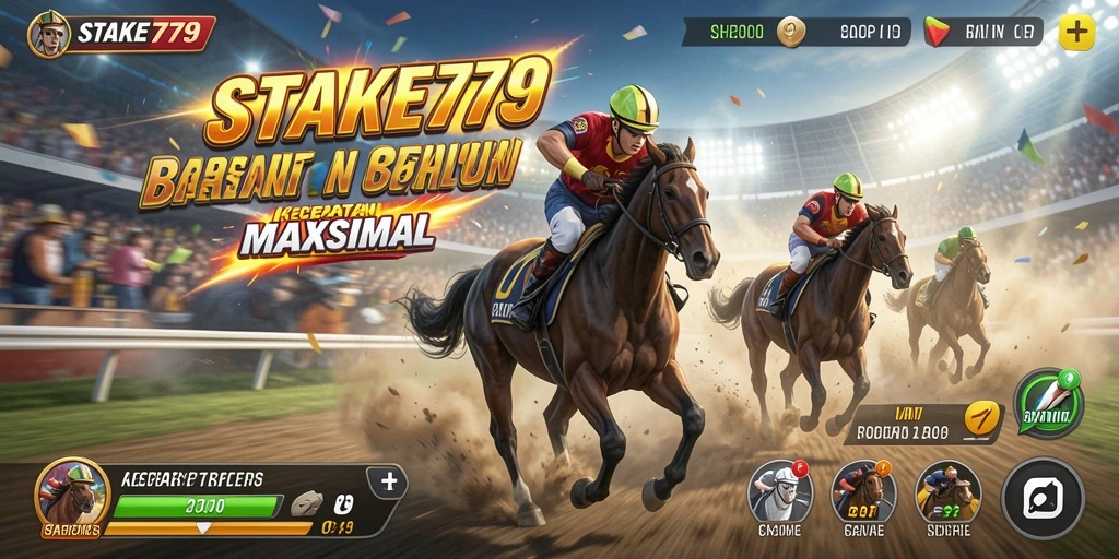 Tangkapan layar STAKE779 menampilkan aksi balapan yang mendebarkan.