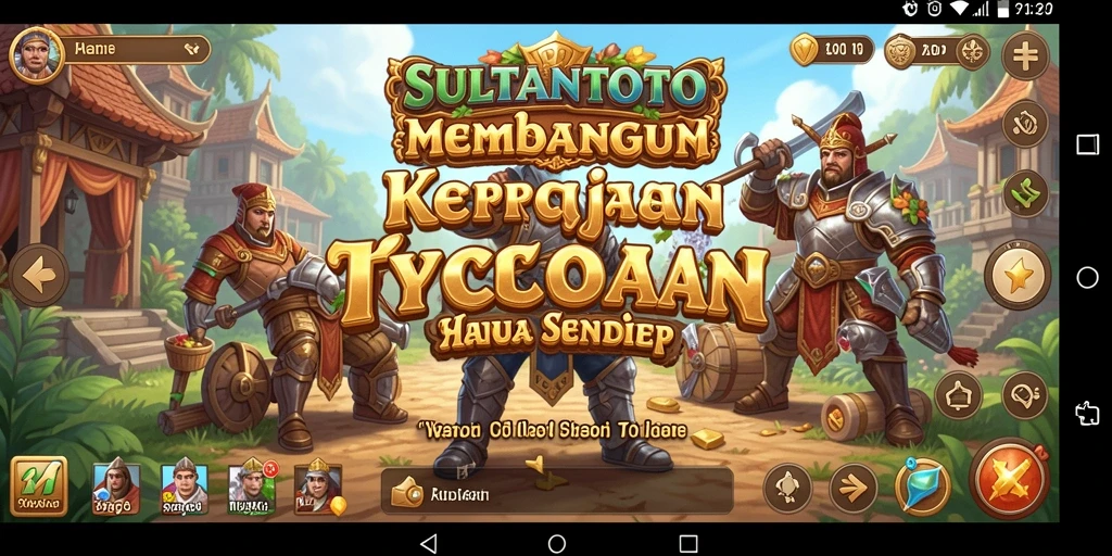 Tampilan gameplay SULTANTOTO yang seru dan mendalam.