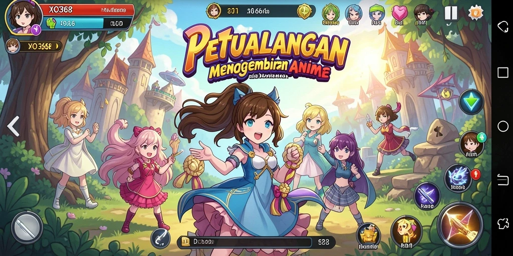 Gameplay XO368 yang menakjubkan dengan karakter Anime yang beraksi.