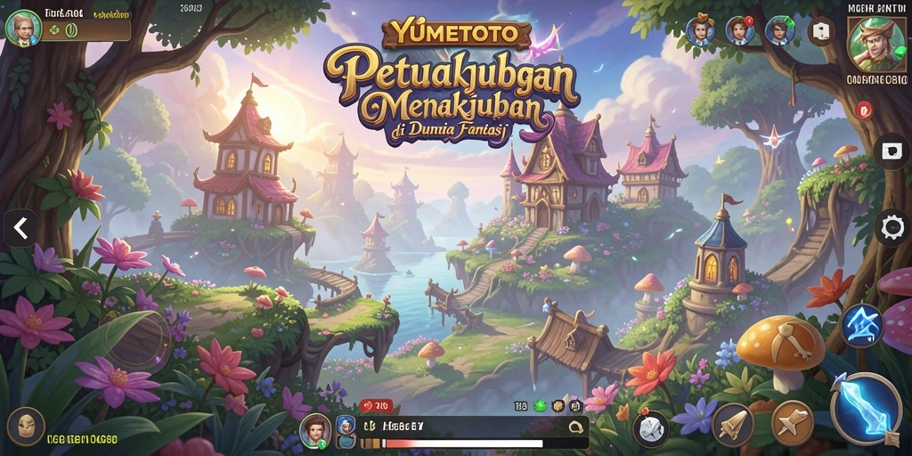 Gameplay seru di dunia petualangan YUMETOTO.